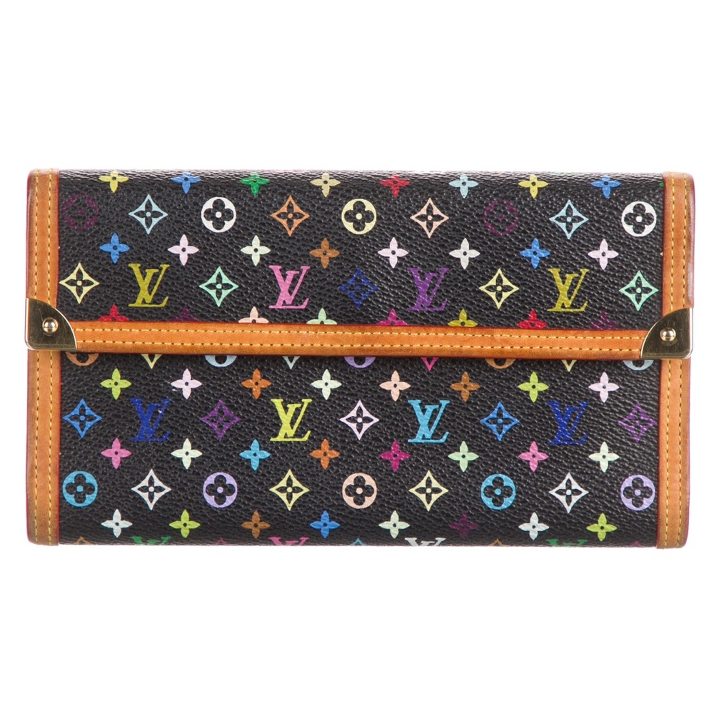 Auth Vintage International Wallet - Murakami Design